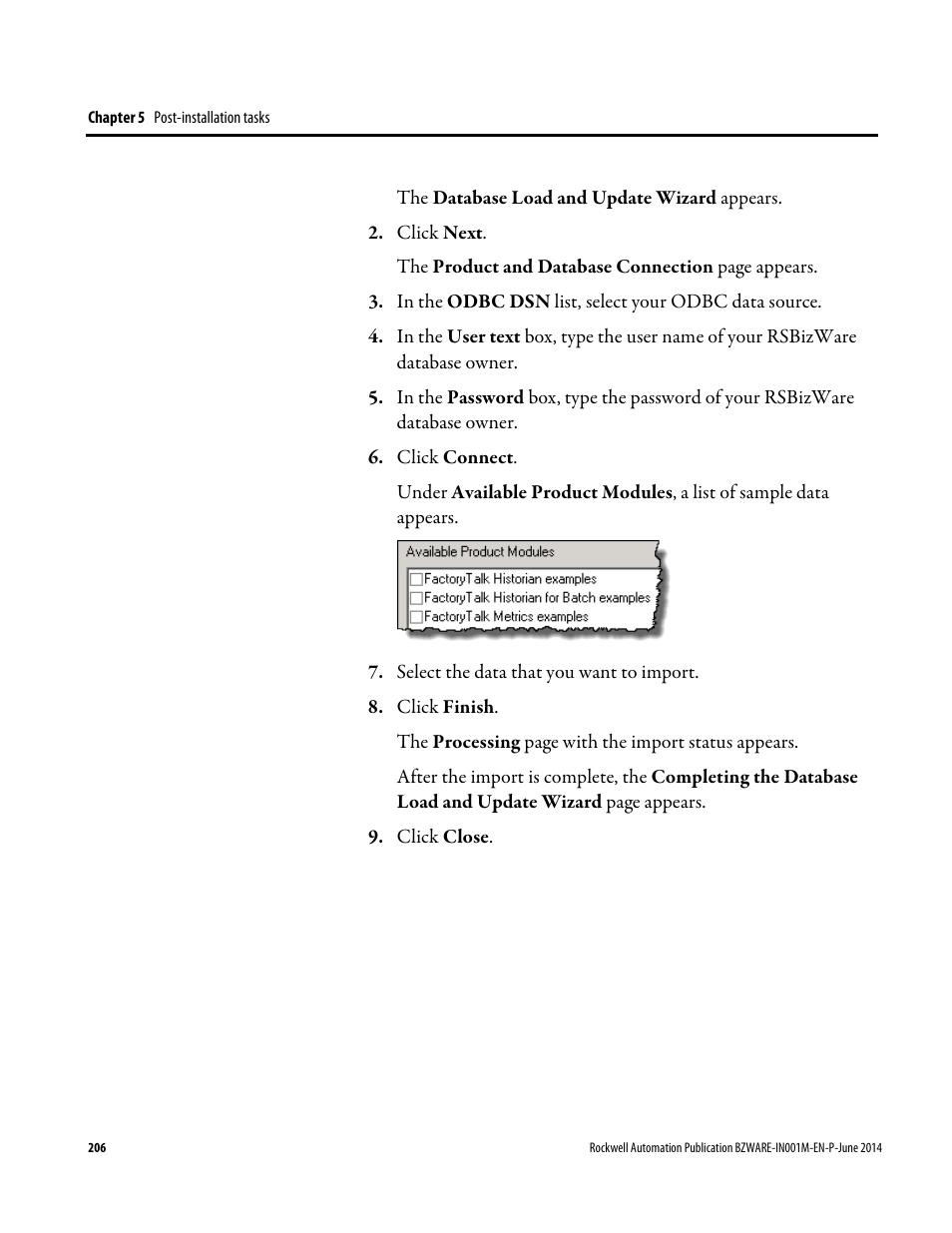 Rockwell Automation RSBizWare Administration Guide User Manual | Page 206 / 312