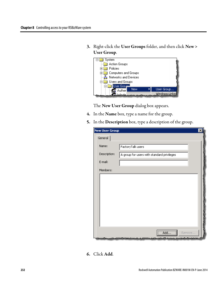 Rockwell Automation RSBizWare Administration Guide User Manual | Page 232 / 312