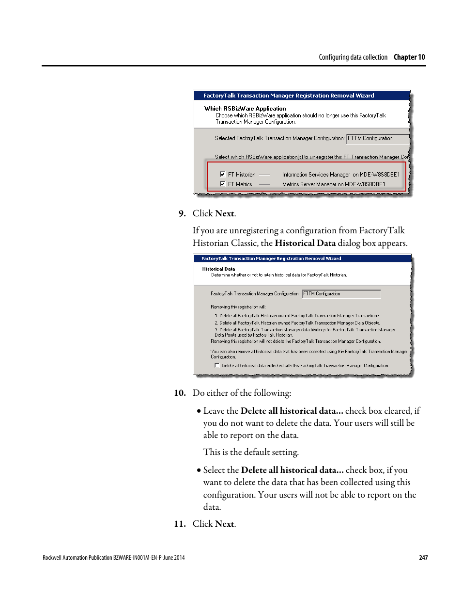 Rockwell Automation RSBizWare Administration Guide User Manual | Page 247 / 312