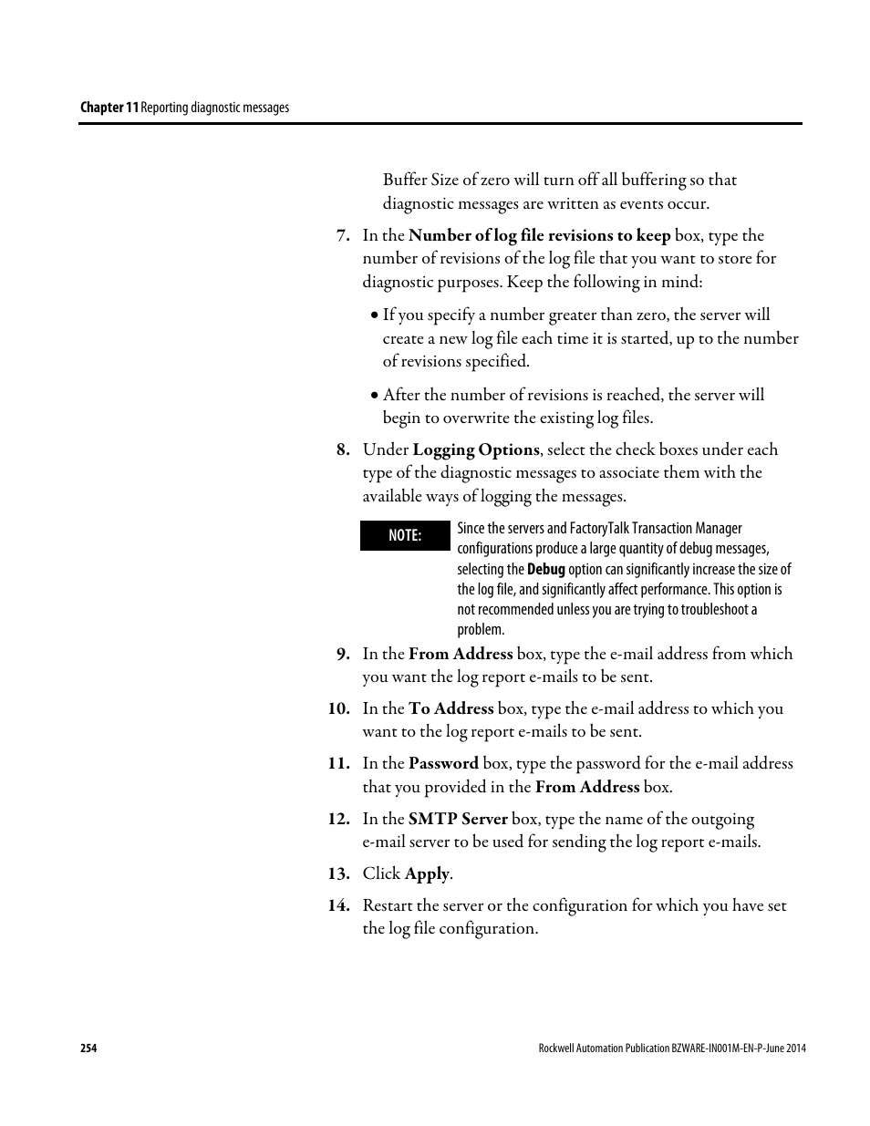 Rockwell Automation RSBizWare Administration Guide User Manual | Page 254 / 312