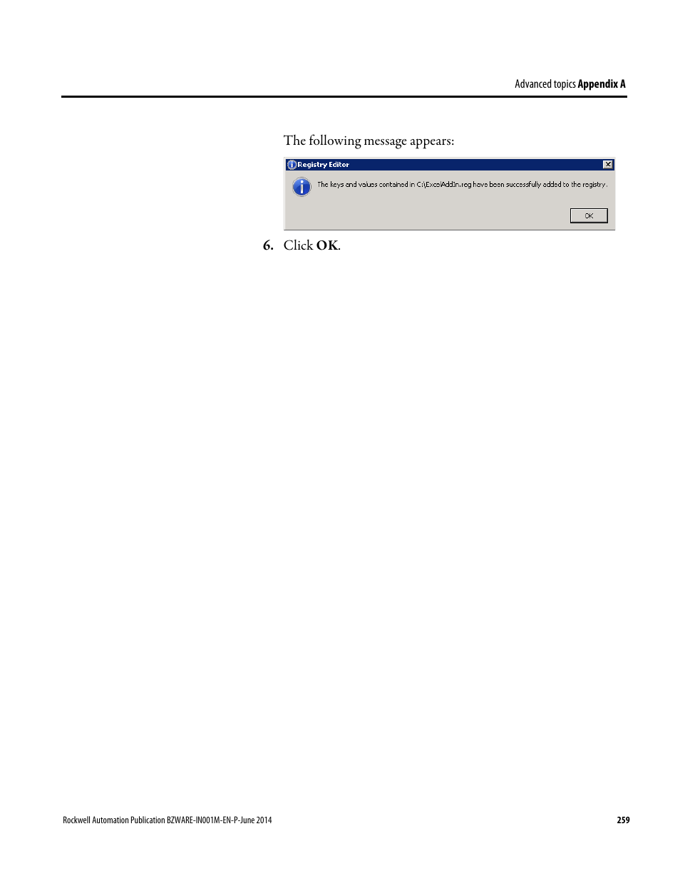 Rockwell Automation RSBizWare Administration Guide User Manual | Page 259 / 312