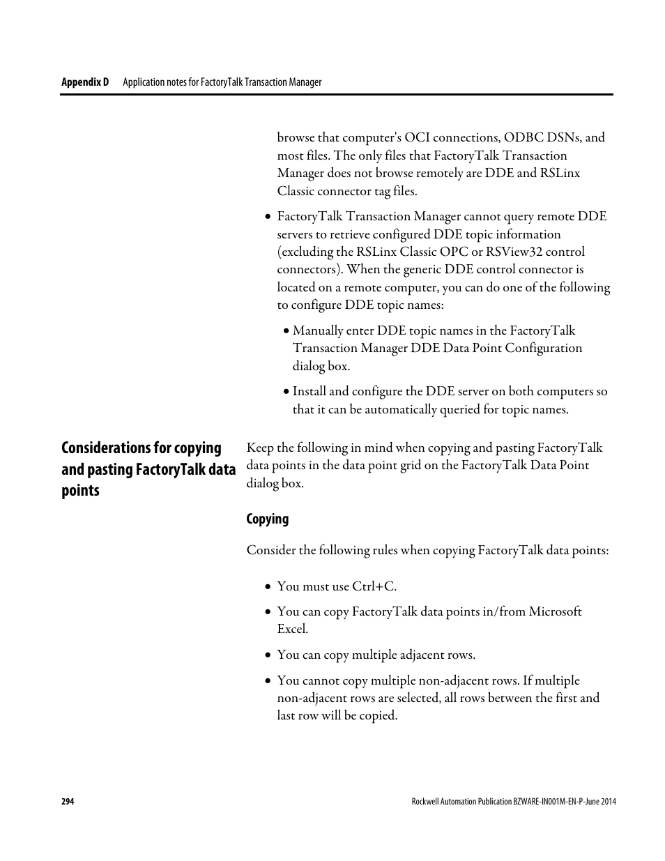 Points | Rockwell Automation RSBizWare Administration Guide User Manual | Page 294 / 312