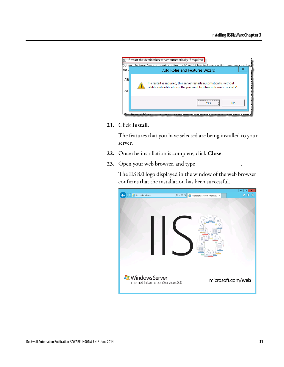 Rockwell Automation RSBizWare Administration Guide User Manual | Page 31 / 312