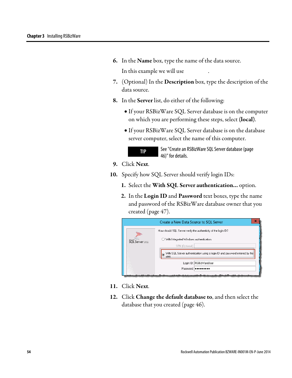 Rockwell Automation RSBizWare Administration Guide User Manual | Page 54 / 312