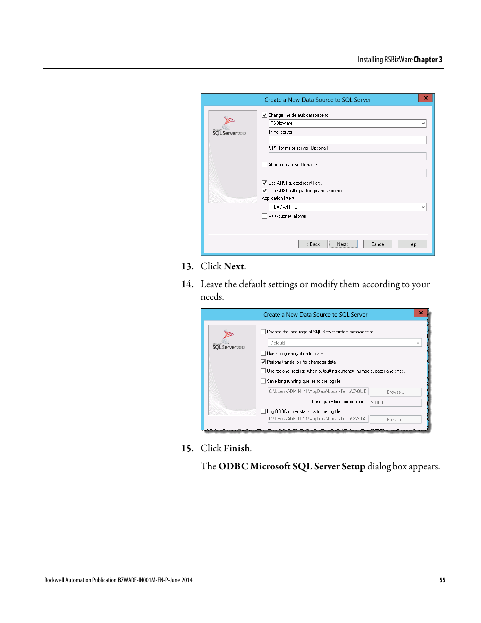 Rockwell Automation RSBizWare Administration Guide User Manual | Page 55 / 312