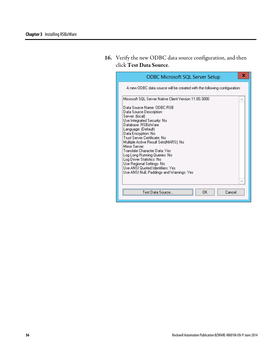 Rockwell Automation RSBizWare Administration Guide User Manual | Page 56 / 312