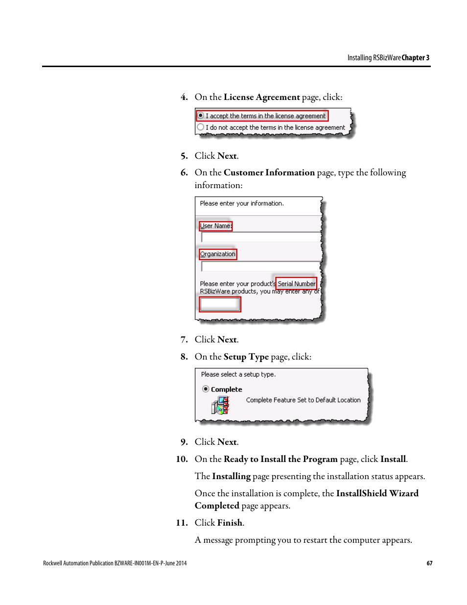 Rockwell Automation RSBizWare Administration Guide User Manual | Page 67 / 312