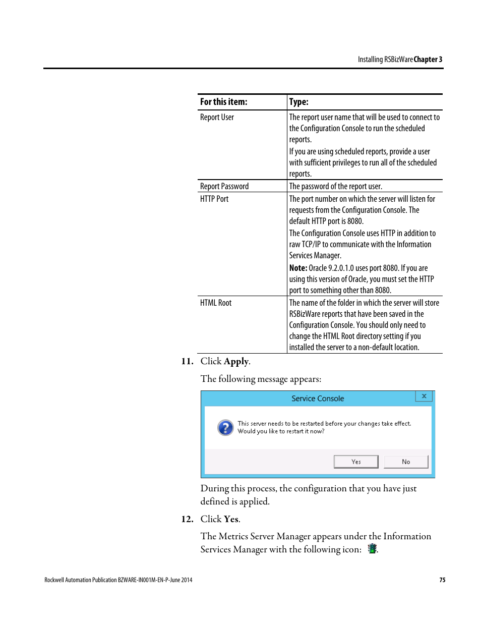 Rockwell Automation RSBizWare Administration Guide User Manual | Page 75 / 312