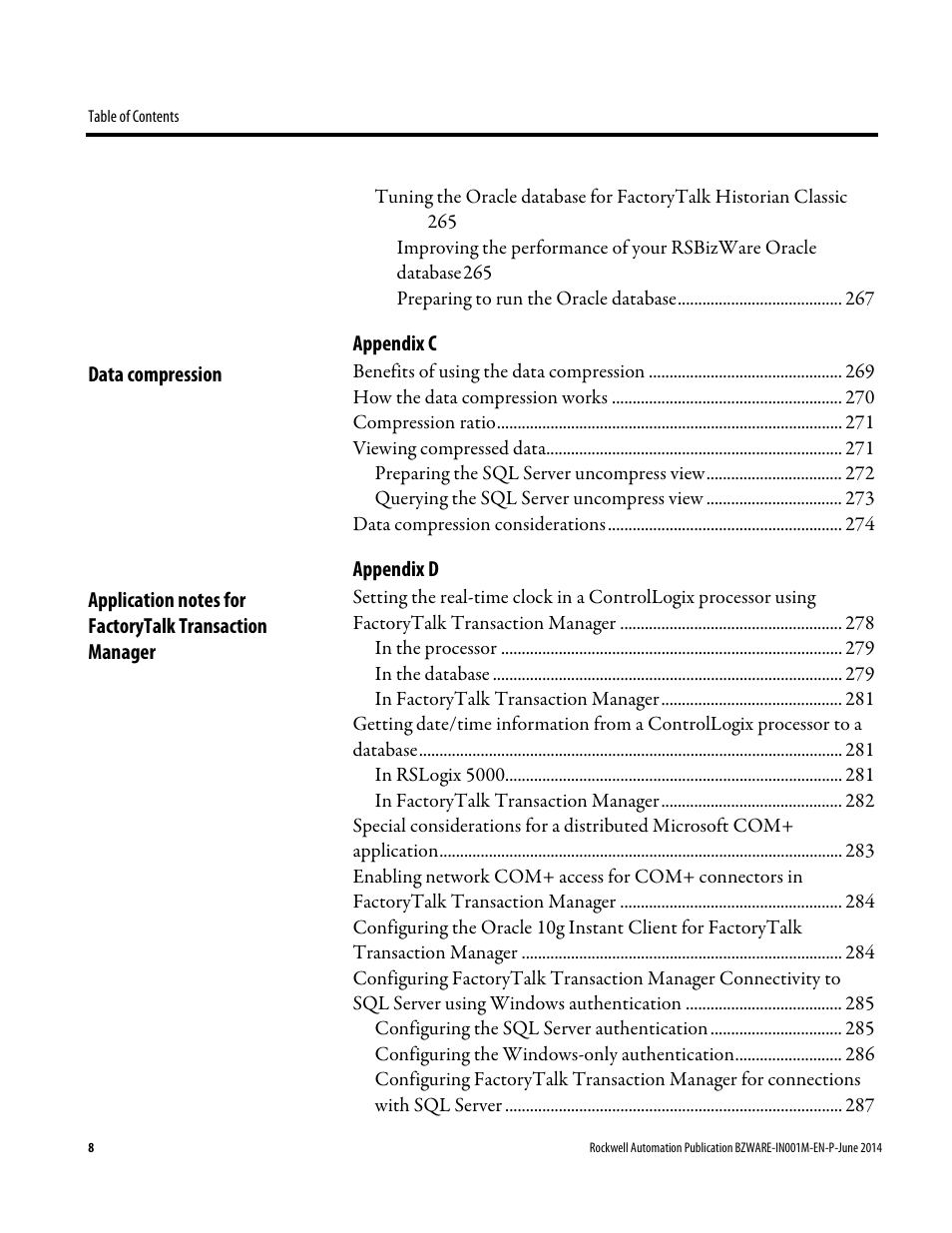 Rockwell Automation RSBizWare Administration Guide User Manual | Page 8 / 312