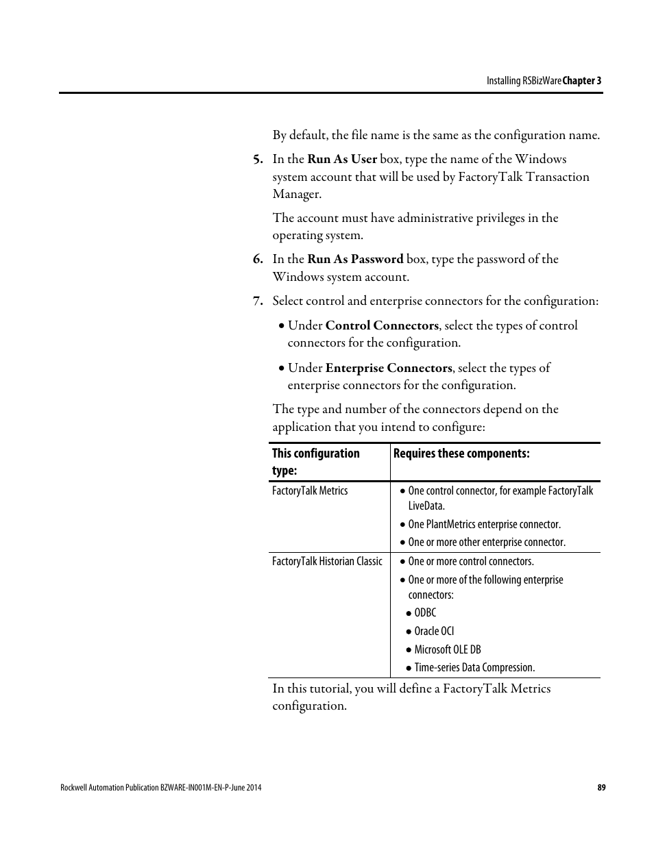 Rockwell Automation RSBizWare Administration Guide User Manual | Page 89 / 312