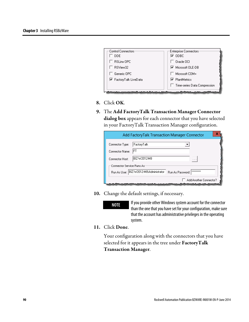 Rockwell Automation RSBizWare Administration Guide User Manual | Page 90 / 312