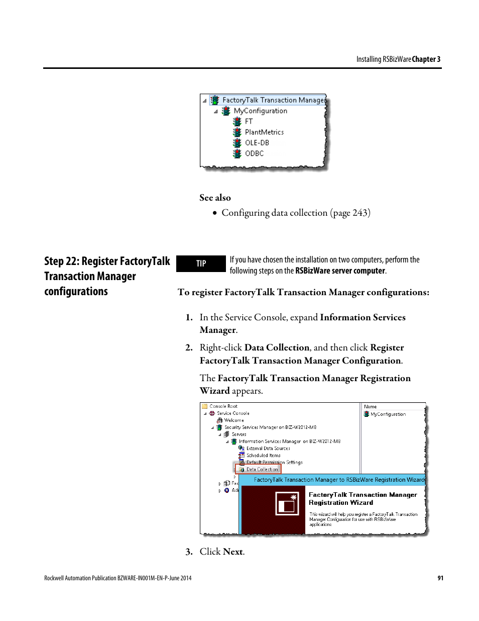 Rockwell Automation RSBizWare Administration Guide User Manual | Page 91 / 312