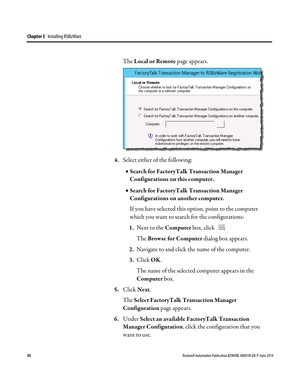 Rockwell Automation RSBizWare Administration Guide User Manual | Page 92 / 312