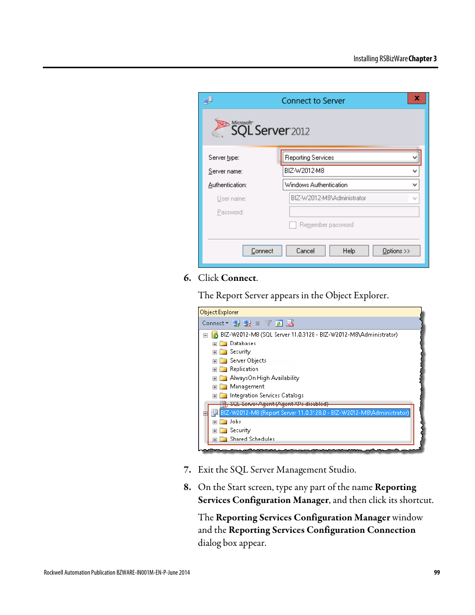 Rockwell Automation RSBizWare Administration Guide User Manual | Page 99 / 312