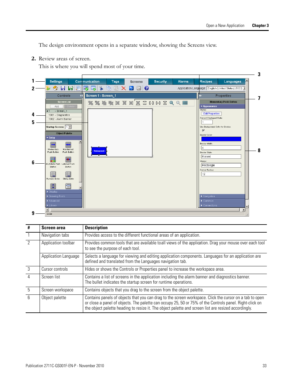 Rockwell Automation 2711C-xxxx PanelView Component HMI Terminals Quick Start User Manual | Page 33 / 110