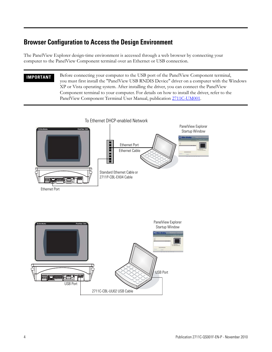 Rockwell Automation 2711C-xxxx PanelView Component HMI Terminals Quick Start User Manual | Page 4 / 110