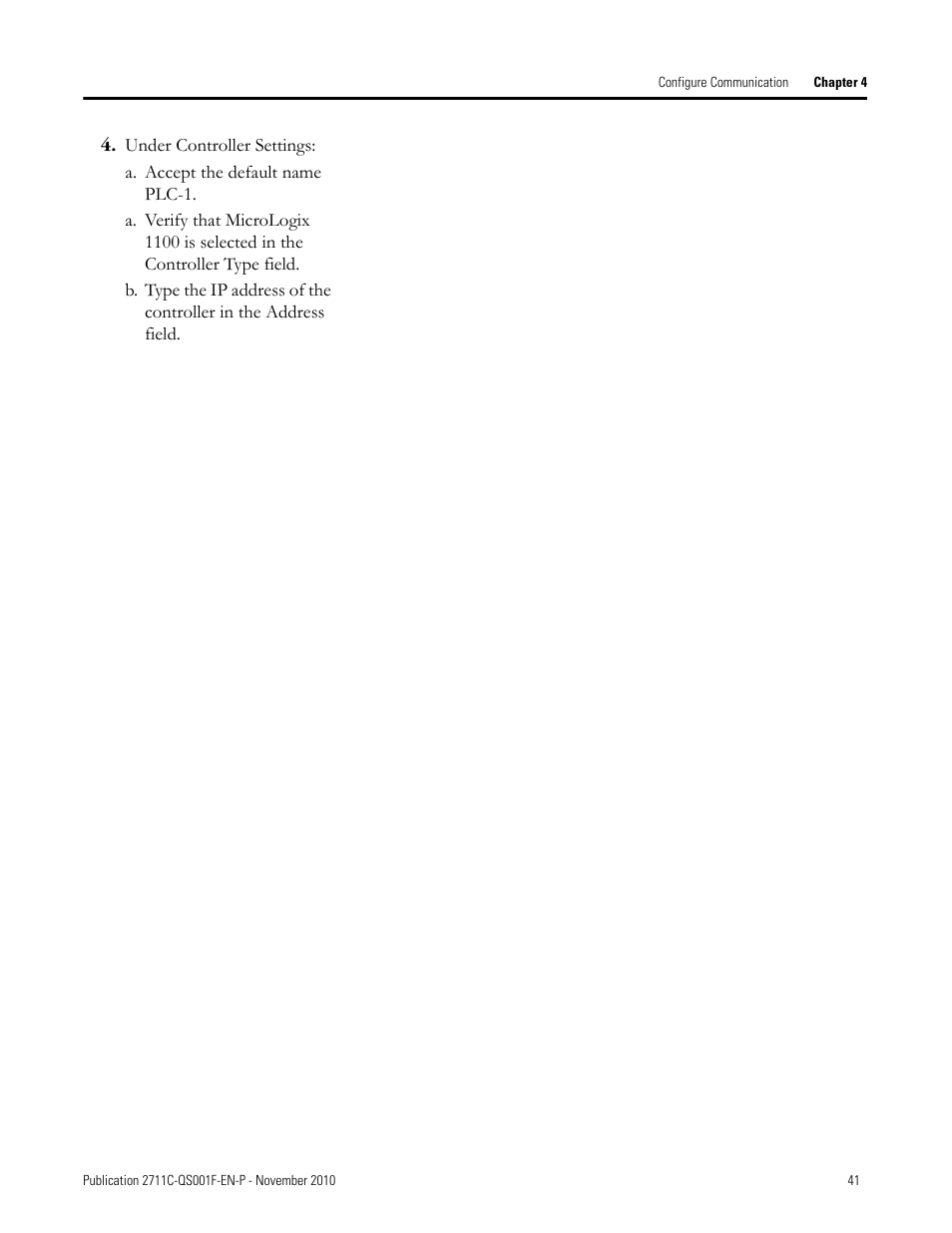 Rockwell Automation 2711C-xxxx PanelView Component HMI Terminals Quick Start User Manual | Page 41 / 110