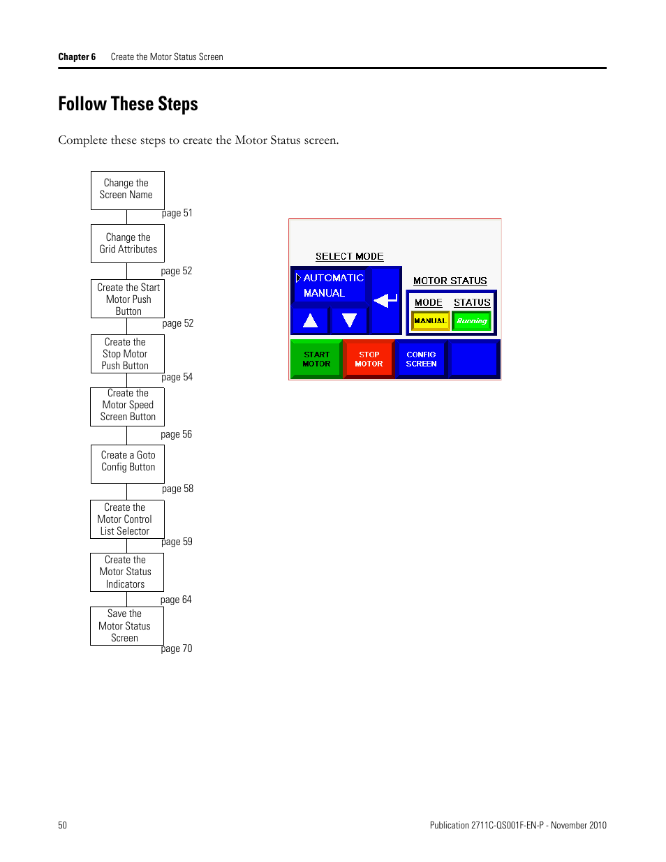 Follow these steps | Rockwell Automation 2711C-xxxx PanelView Component HMI Terminals Quick Start User Manual | Page 50 / 110