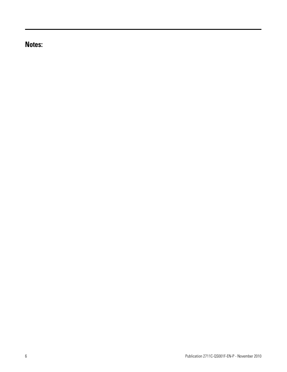 Rockwell Automation 2711C-xxxx PanelView Component HMI Terminals Quick Start User Manual | Page 6 / 110