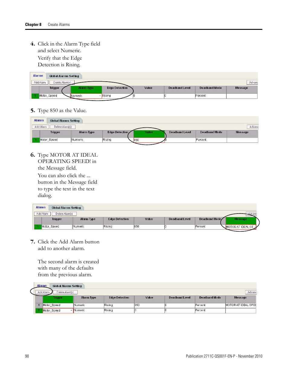 Rockwell Automation 2711C-xxxx PanelView Component HMI Terminals Quick Start User Manual | Page 90 / 110