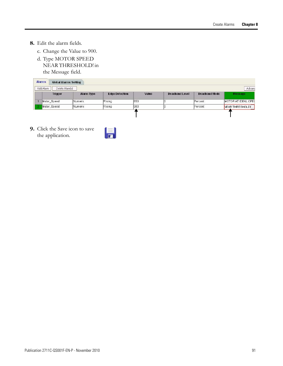 Rockwell Automation 2711C-xxxx PanelView Component HMI Terminals Quick Start User Manual | Page 91 / 110