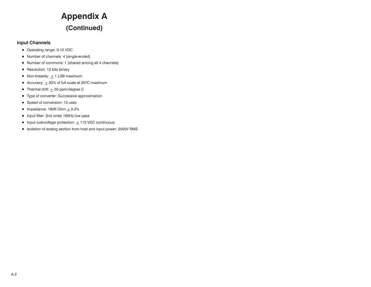 Appendix a, Continued) | Rockwell Automation 61C346 4 Input 0-10V Analog Rail Module User Manual | Page 40 / 46