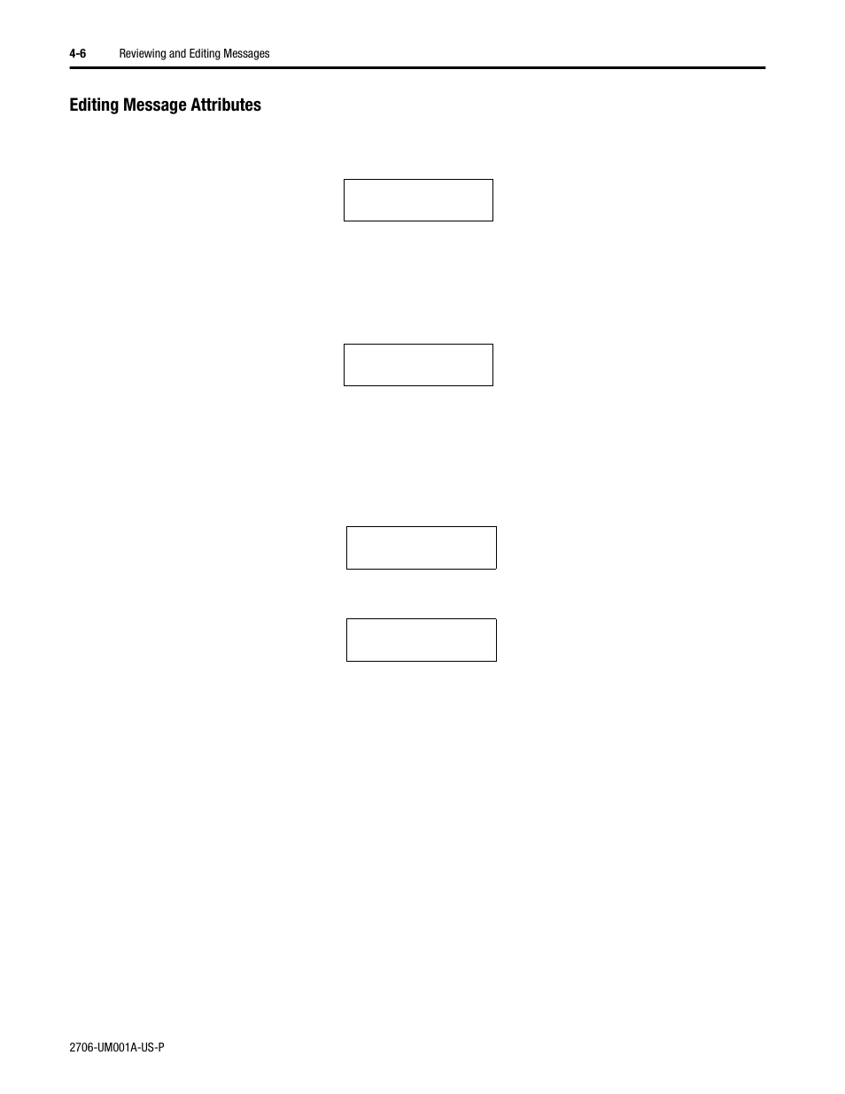 Editing message attributes | Rockwell Automation 2706-DXX Dataliner Message Display DL5 Series User Manual | Page 42 / 119