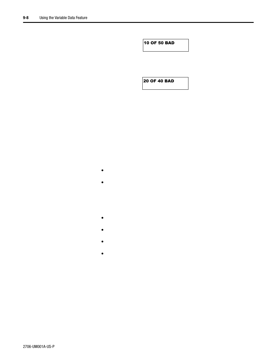 Rockwell Automation 2706-DXX Dataliner Message Display DL5 Series User Manual | Page 80 / 119