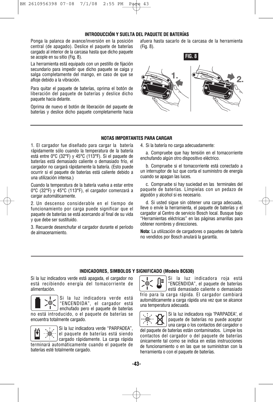 Bosch 37614 User Manual | Page 43 / 52