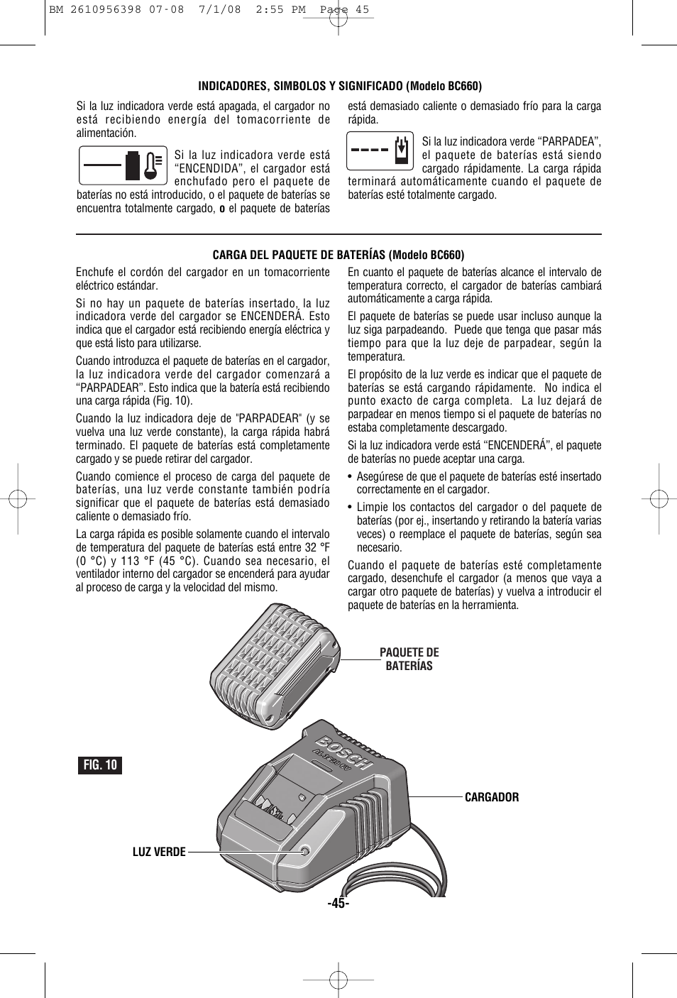 Bosch 37614 User Manual | Page 45 / 52