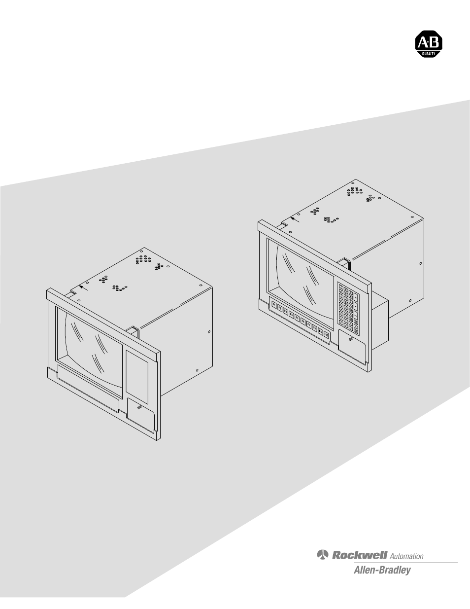 Rockwell Automation 6156 Industrial 14 inch CRT Monitors User Manual | 24 pages