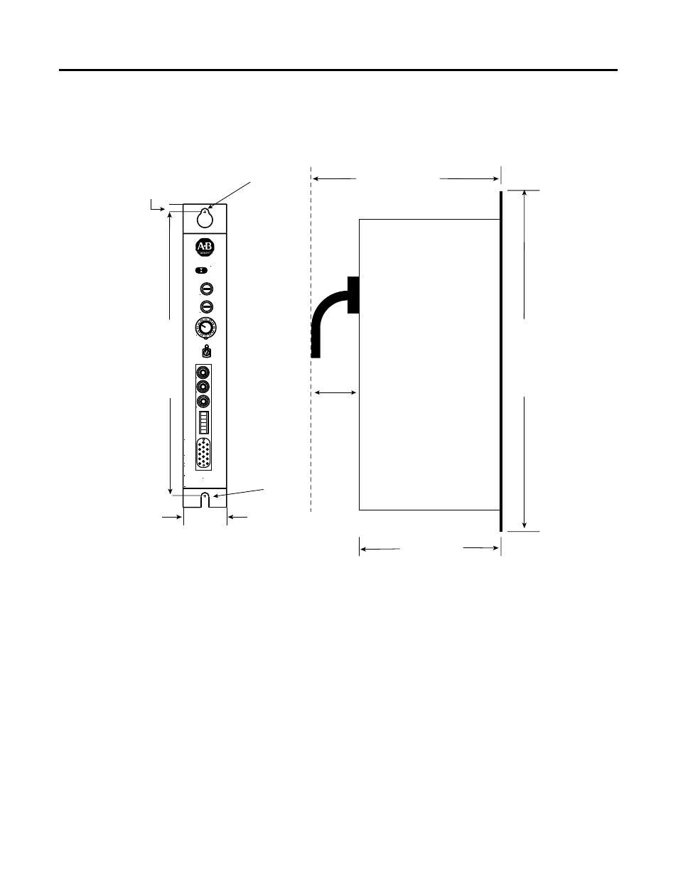 Esrs footprint, Figure 1.2 esrs dimensions, 4 mm (6 in ) | Rockwell Automation 4100-ESRS ESRS - Encoder Signal Reference Simulator Manual User Manual | Page 15 / 37