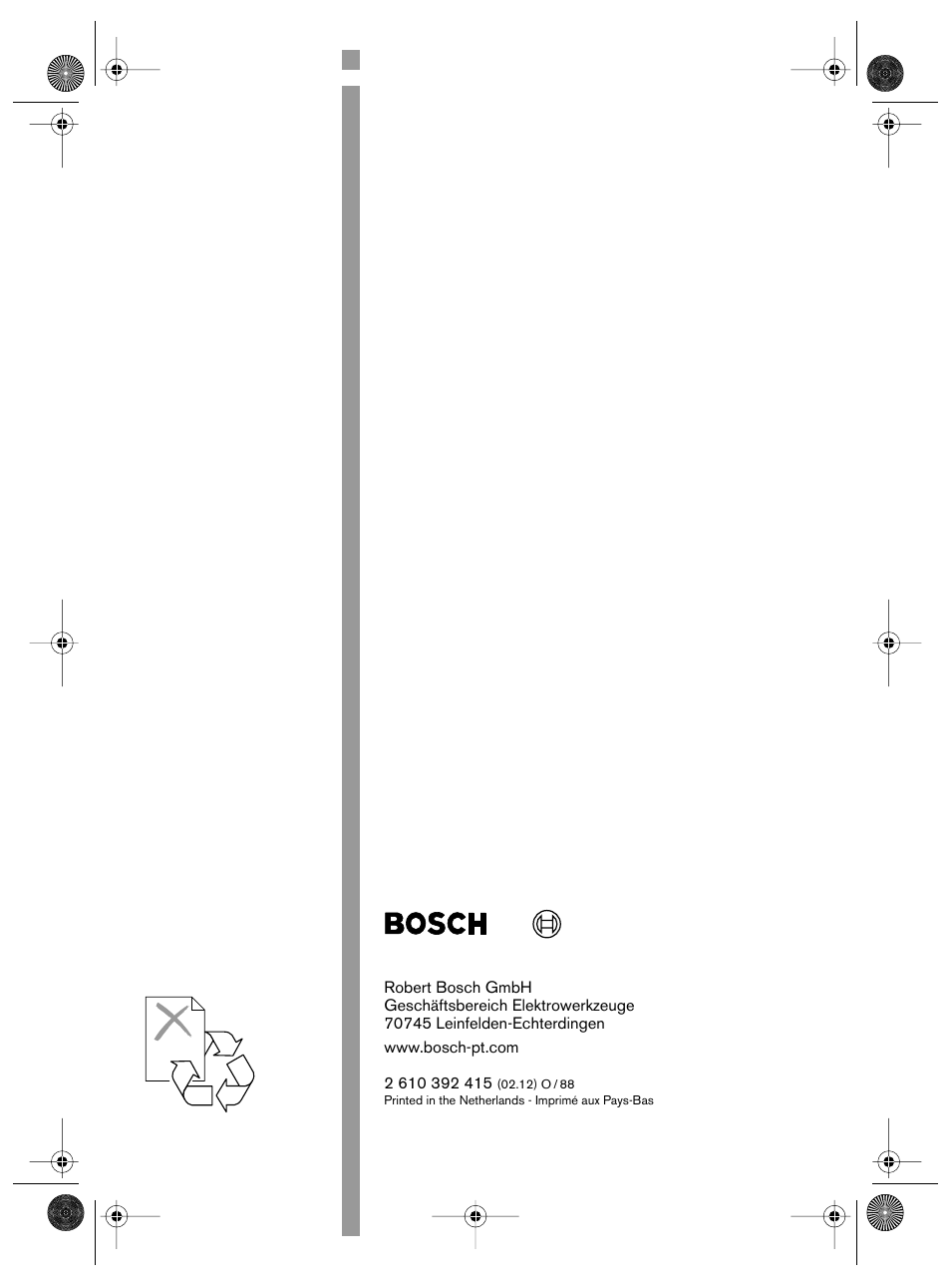 Mikosoft praha s.r.o | Bosch PKS 40 User Manual | Page 88 / 88