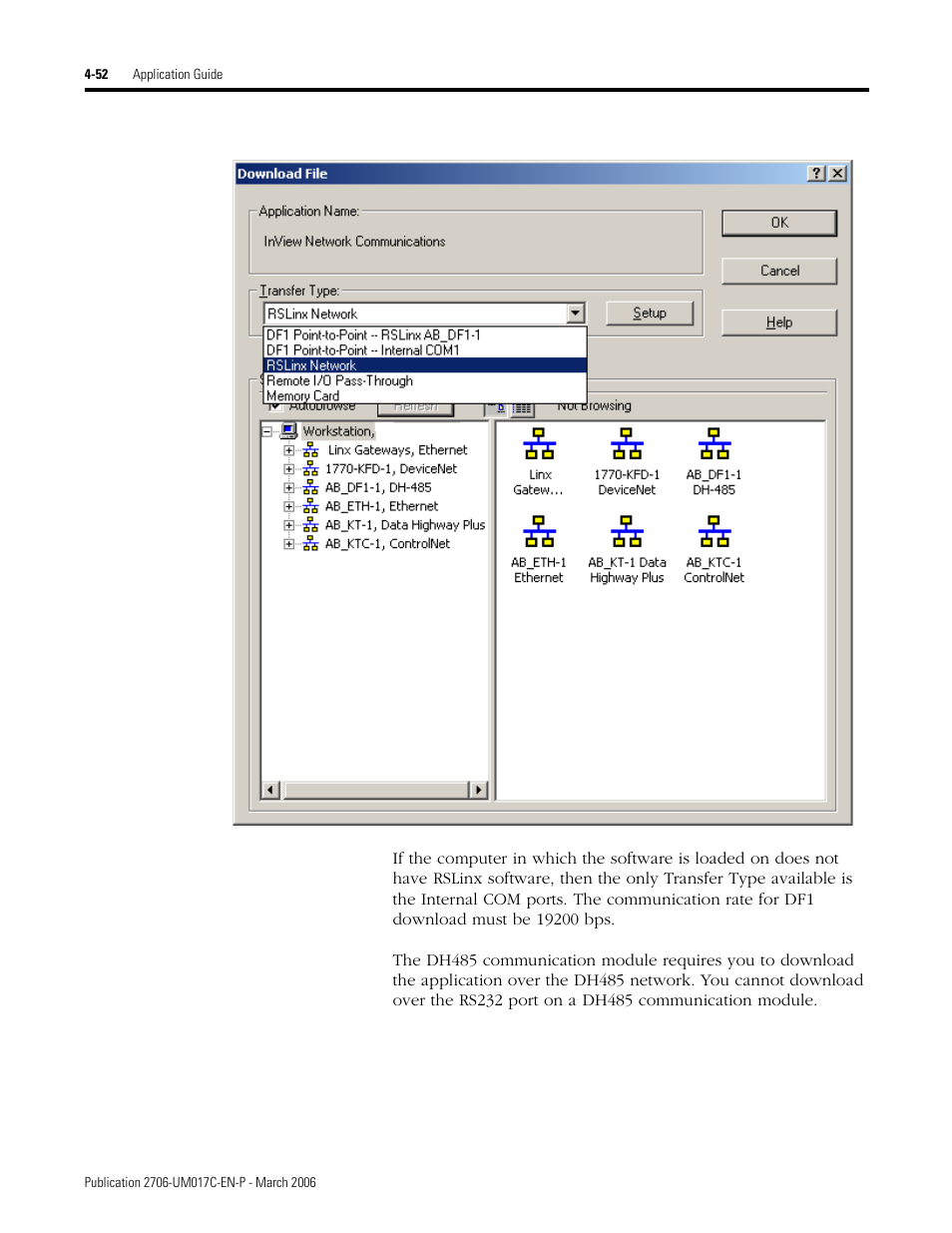 Rockwell Automation 2706-PRIO_PDH485_PDHP_PDNET_PCNET_PENET_PENET1 InView Communication Module User Manual User Manual | Page 102 / 114