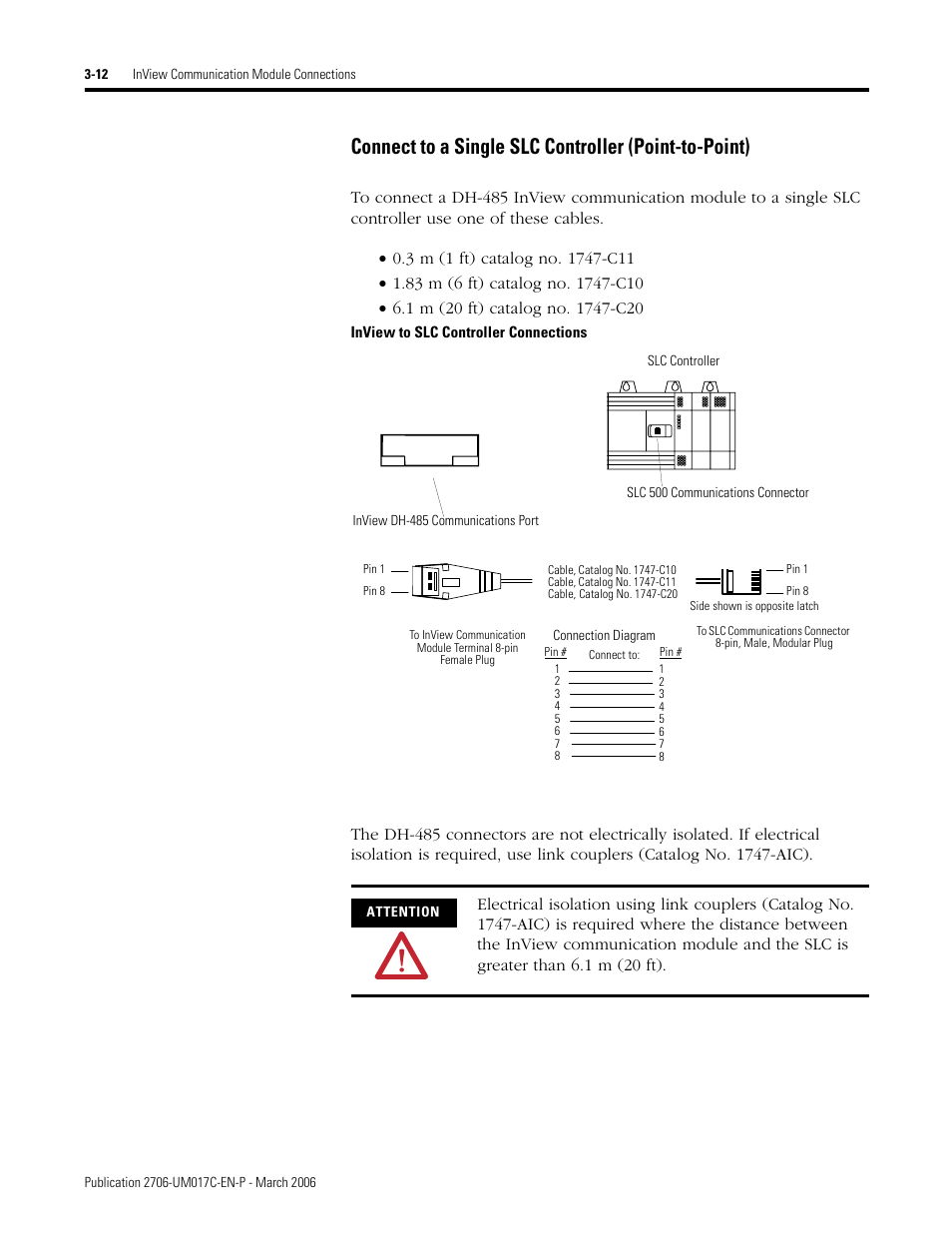 Rockwell Automation 2706-PRIO_PDH485_PDHP_PDNET_PCNET_PENET_PENET1 InView Communication Module User Manual User Manual | Page 34 / 114