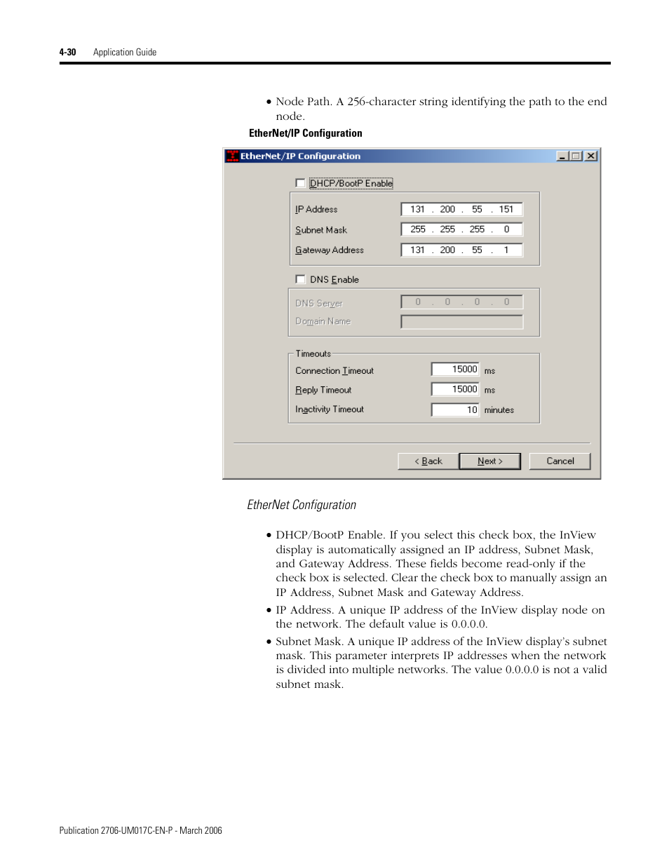 Rockwell Automation 2706-PRIO_PDH485_PDHP_PDNET_PCNET_PENET_PENET1 InView Communication Module User Manual User Manual | Page 80 / 114