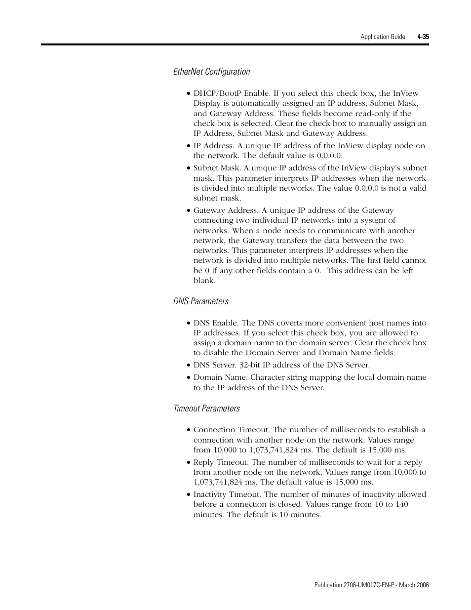 Rockwell Automation 2706-PRIO_PDH485_PDHP_PDNET_PCNET_PENET_PENET1 InView Communication Module User Manual User Manual | Page 85 / 114