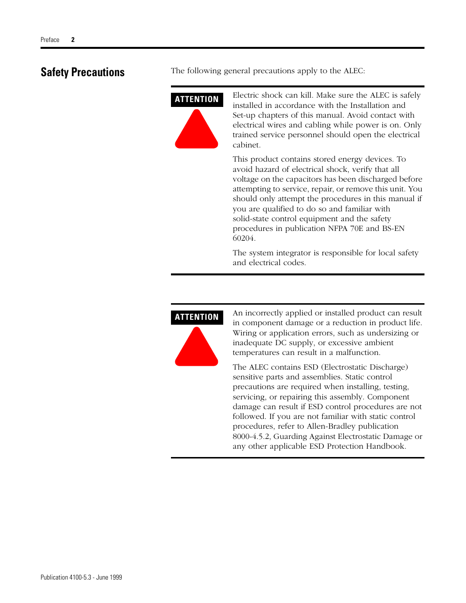 Rockwell Automation 4100 ALEC AXIS LINK ENCODER CONVERTER User Manual | Page 10 / 61