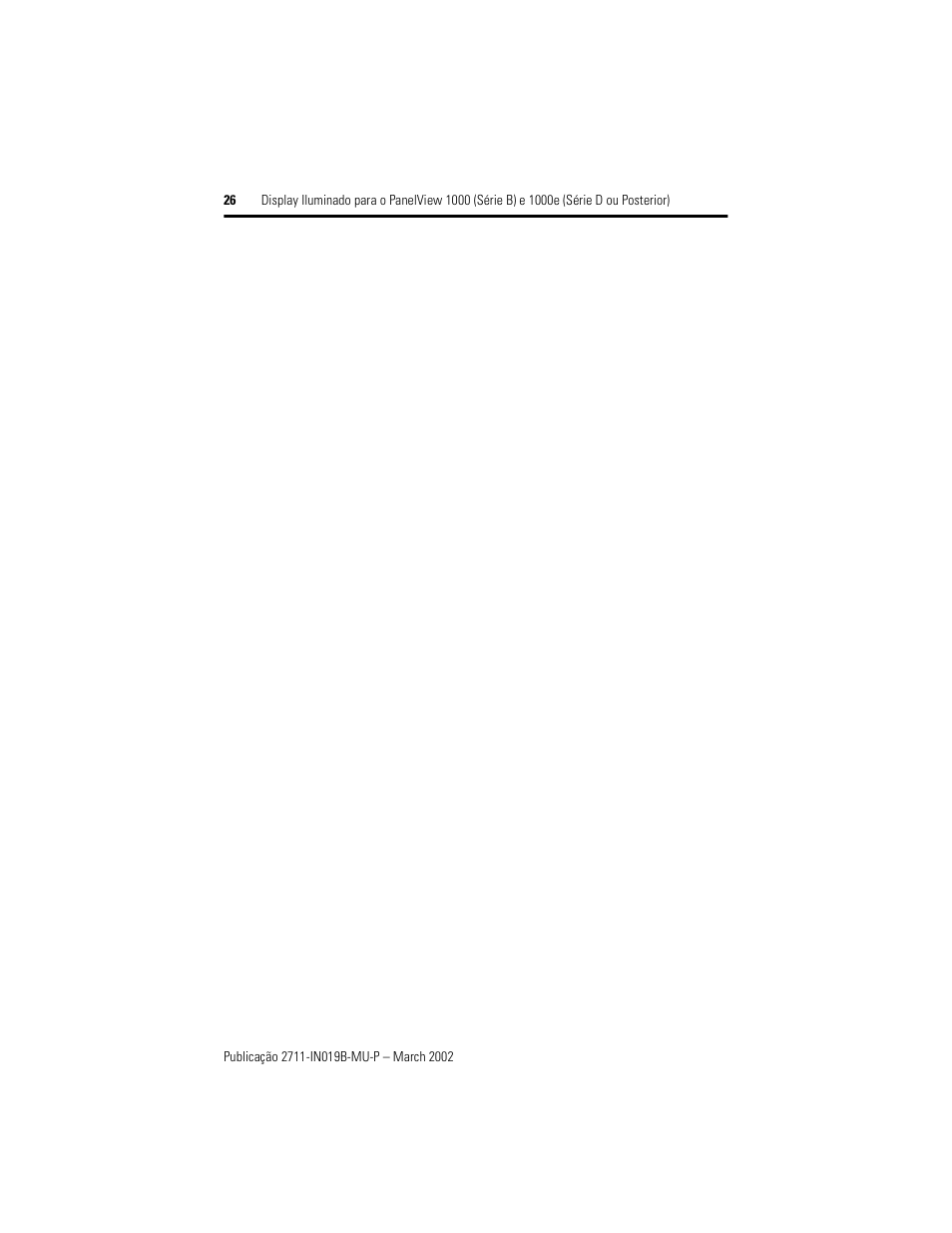 Rockwell Automation 2711-NL6 Display Backlight for PanelView 1000 (Series B) and 1000e (Series D) User Manual | Page 26 / 28