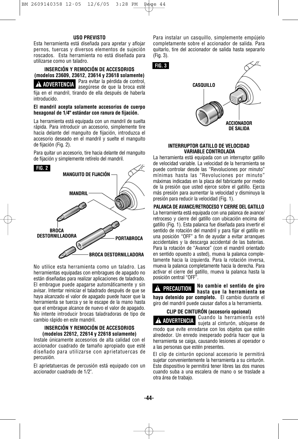 Bosch 23618 User Manual | Page 44 / 56