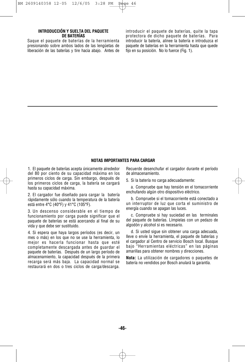 Bosch 23618 User Manual | Page 46 / 56