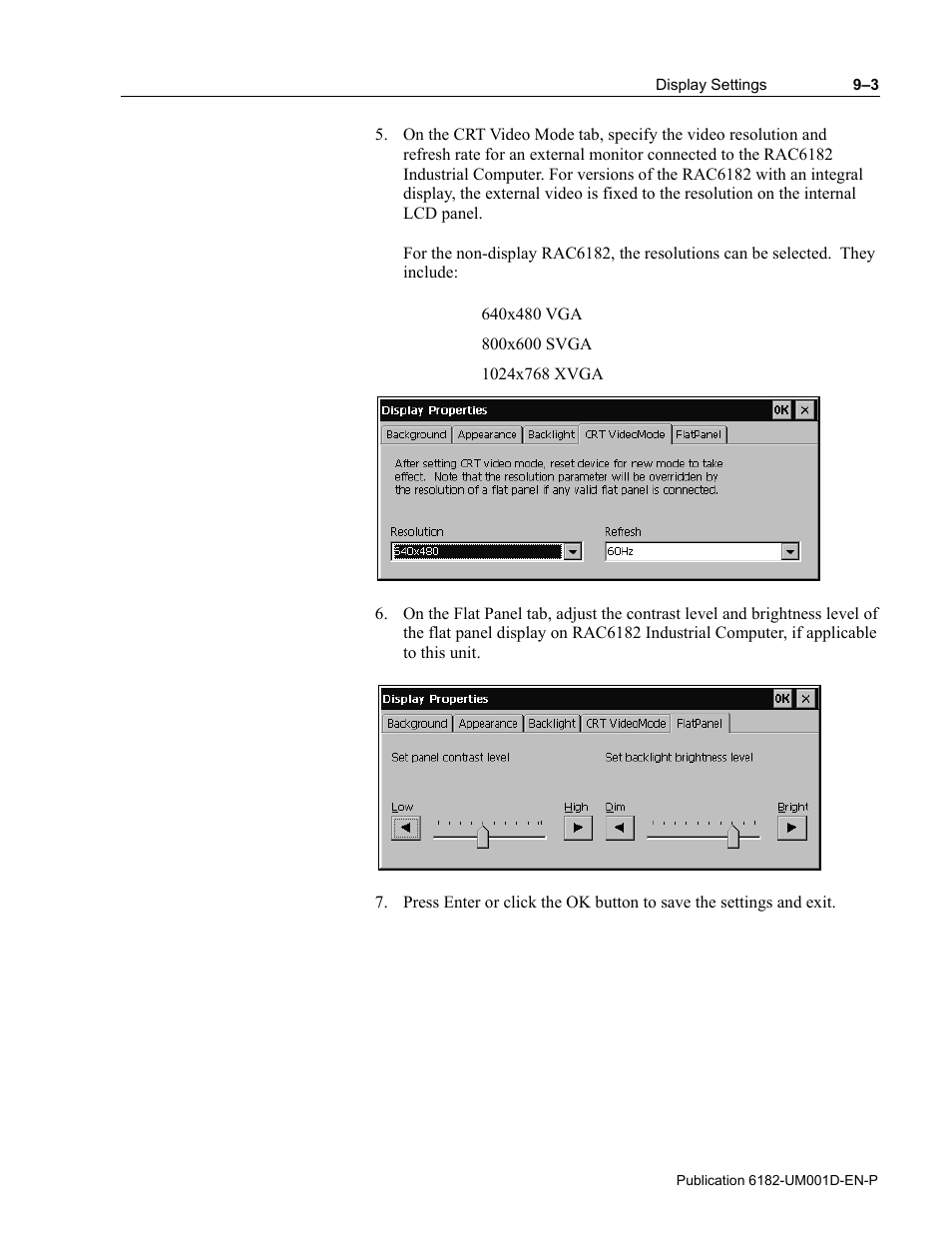 Rockwell Automation 6182 Industrial Computer for the Windows CE Operating System User Manual | Page 105 / 160