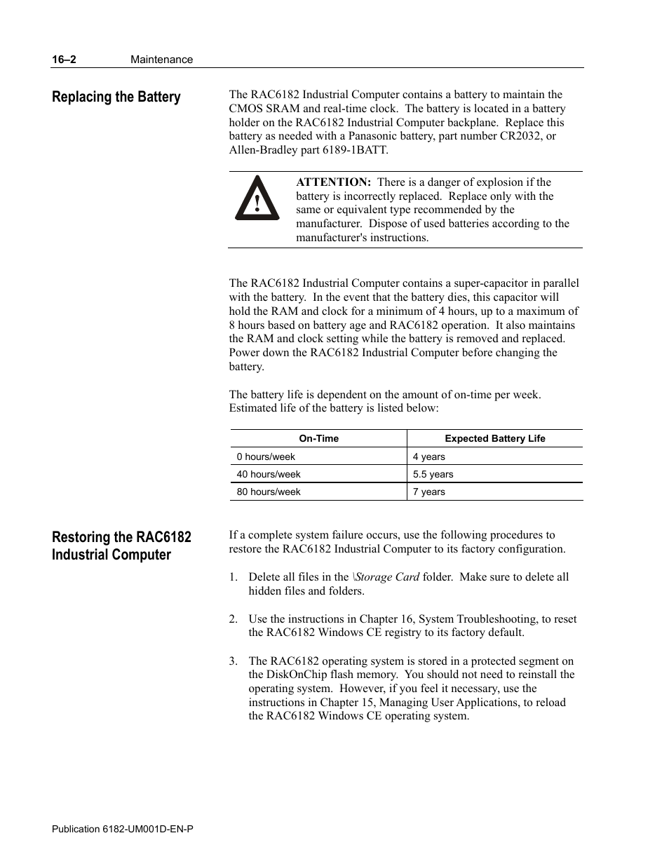 Rockwell Automation 6182 Industrial Computer for the Windows CE Operating System User Manual | Page 138 / 160