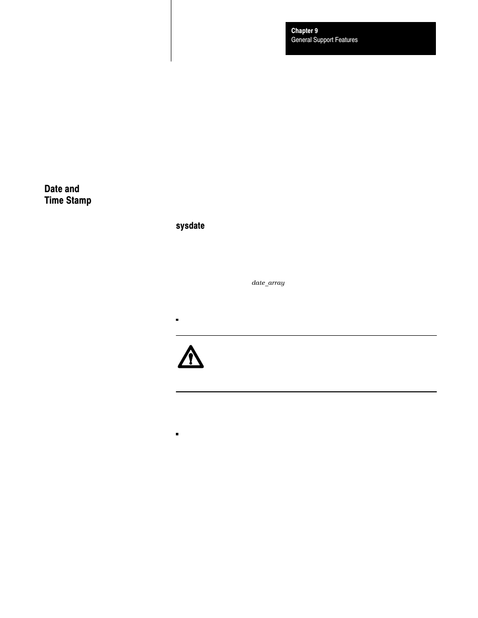 Date and time stamp | Rockwell Automation 6008-SI IBM PC I/O SCNNR 6008-SI User Manual | Page 110 / 136