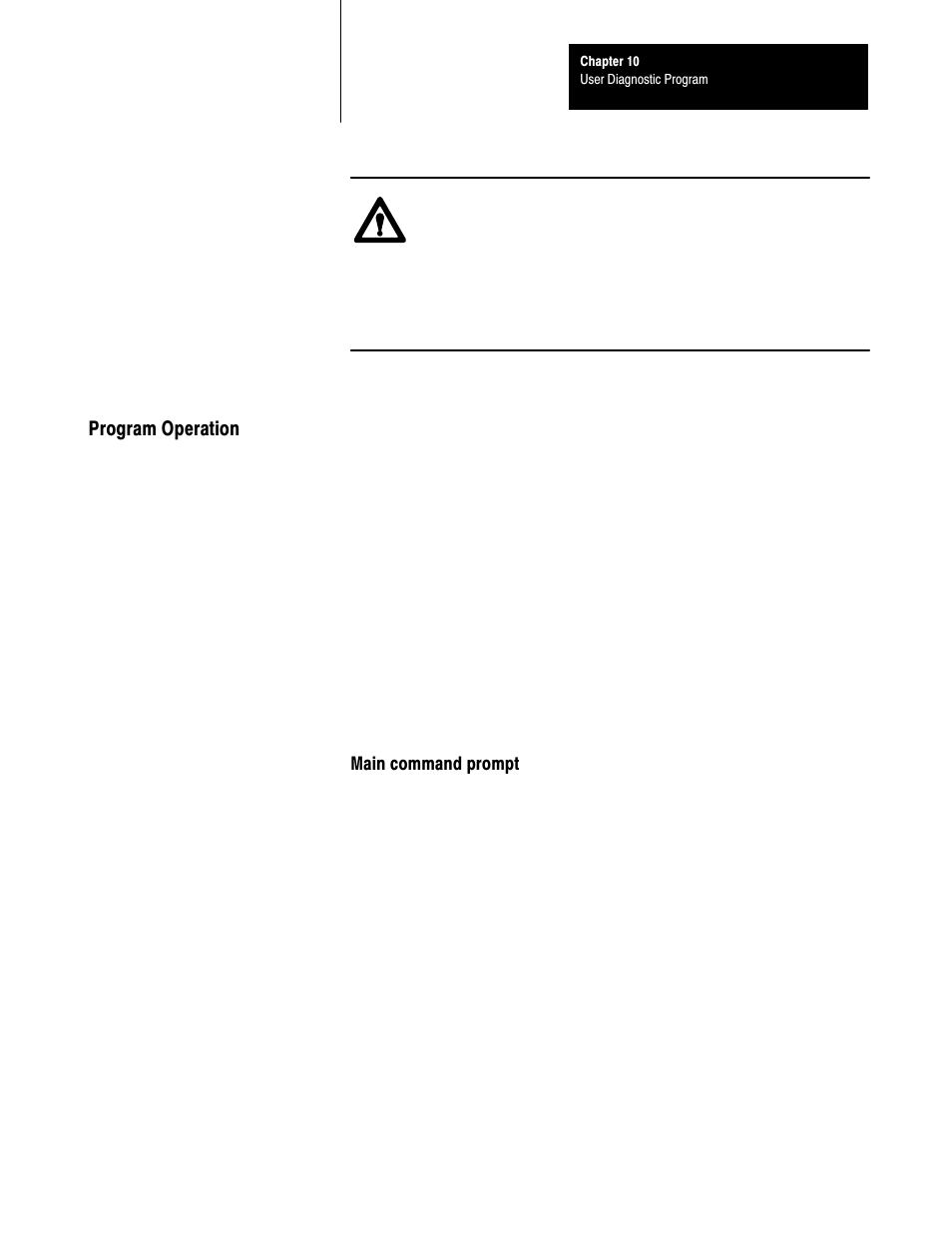 Program operation, 10ć3 | Rockwell Automation 6008-SI IBM PC I/O SCNNR 6008-SI User Manual | Page 115 / 136