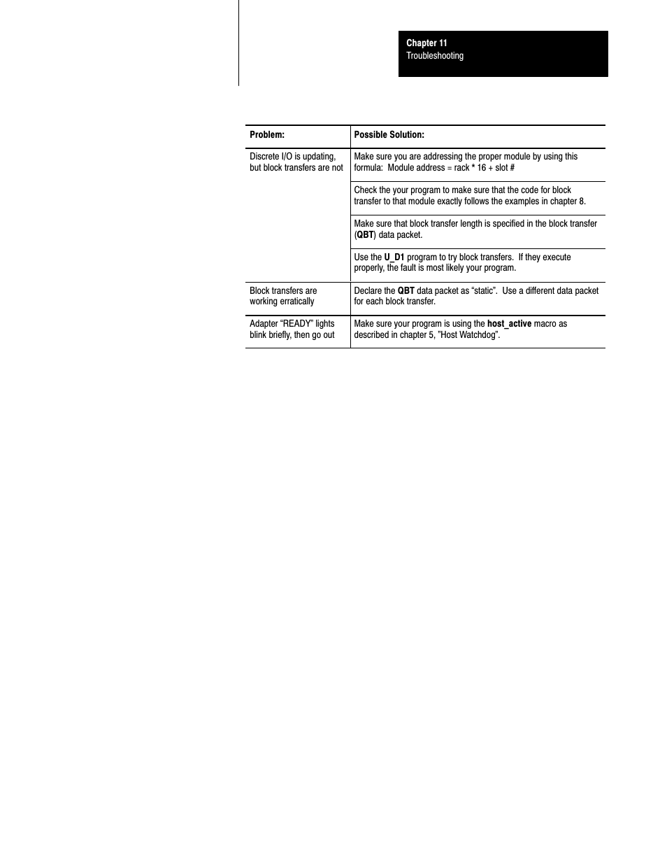 Rockwell Automation 6008-SI IBM PC I/O SCNNR 6008-SI User Manual | Page 126 / 136