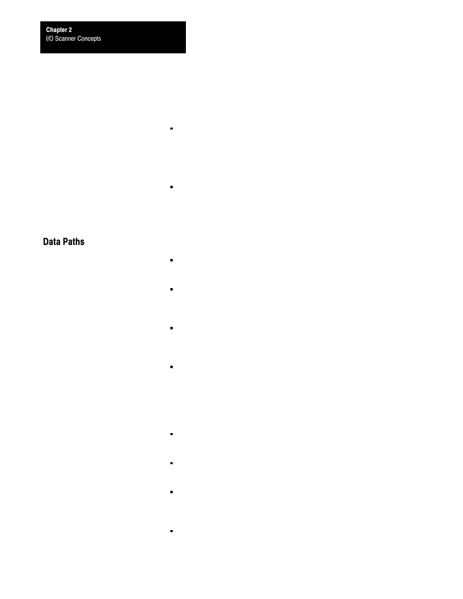 Data paths | Rockwell Automation 6008-SI IBM PC I/O SCNNR 6008-SI User Manual | Page 16 / 136