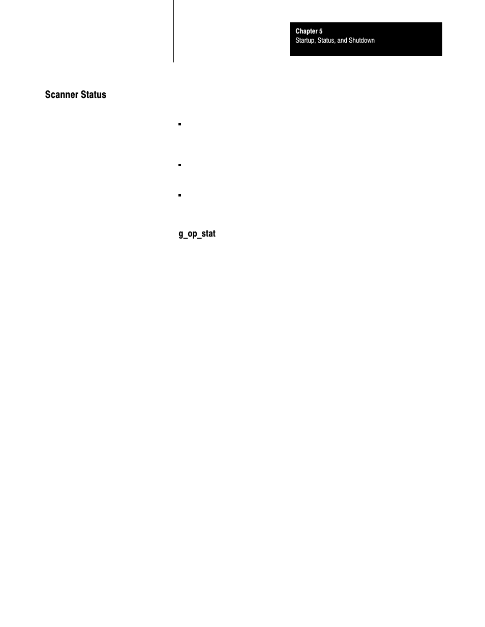 Scanner status | Rockwell Automation 6008-SI IBM PC I/O SCNNR 6008-SI User Manual | Page 50 / 136