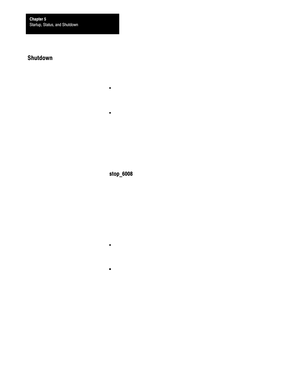 Shutdown, 5ć12 | Rockwell Automation 6008-SI IBM PC I/O SCNNR 6008-SI User Manual | Page 55 / 136