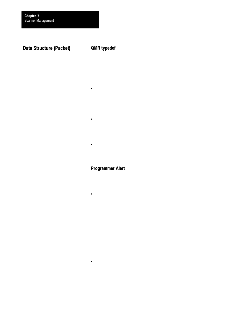 Data structure (packet) | Rockwell Automation 6008-SI IBM PC I/O SCNNR 6008-SI User Manual | Page 69 / 136